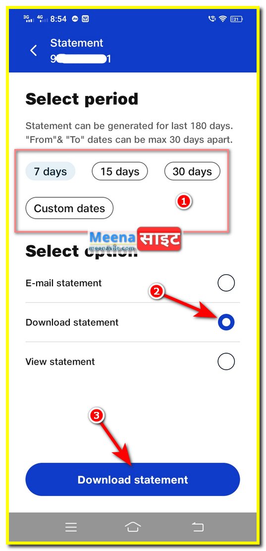 Download statement